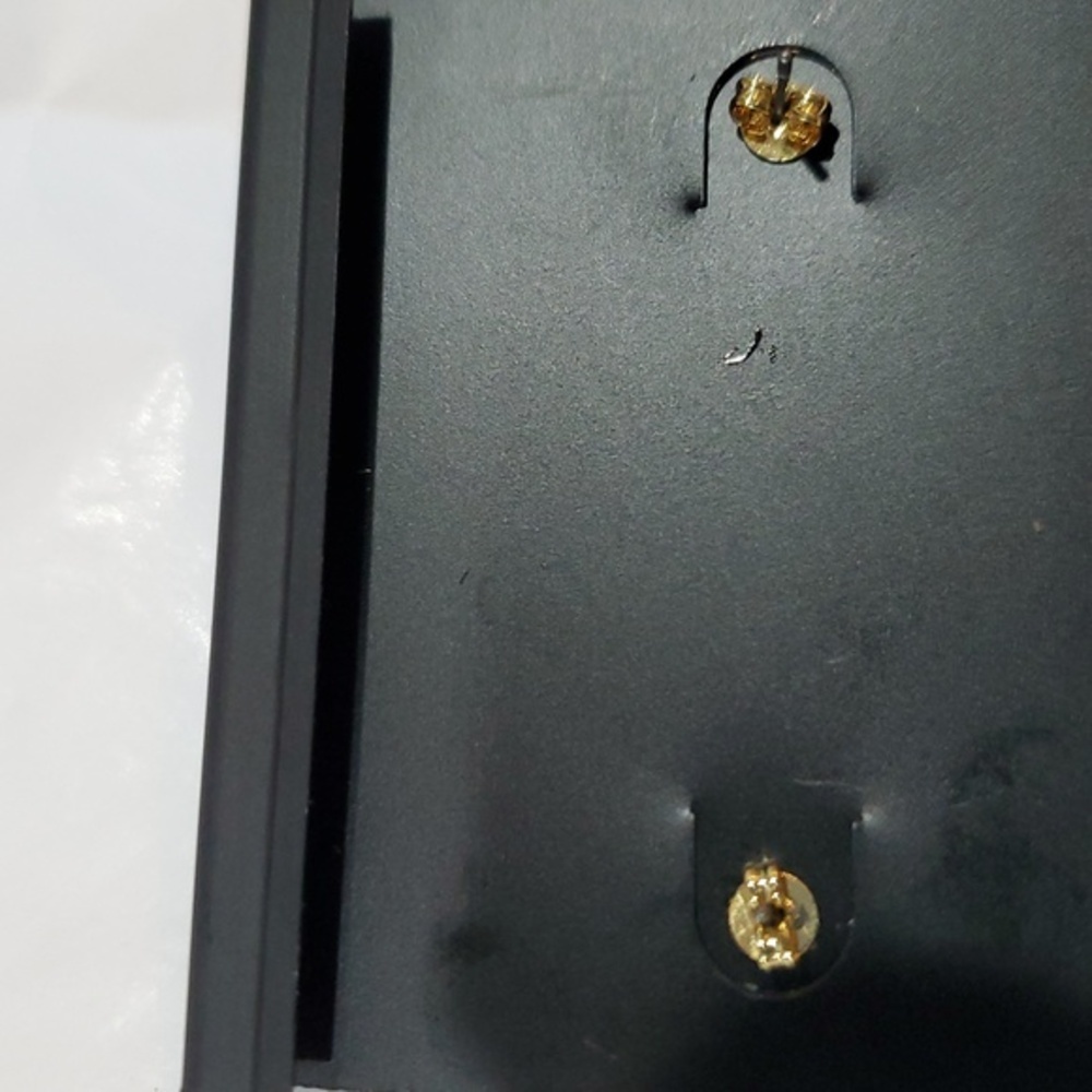 Coach monogram coach C logo pink pearl stud earrings‎ new - Picture 8 of 8